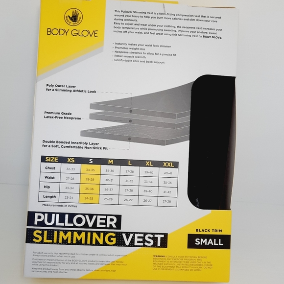 NEW Body Glove Pullover Slimming Vest - Picture 5 of 7